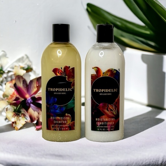 Bath & Body Works Shampoo & Conditioner Set Tropidelic Tropical Floral NWT - Picture 1 of 5